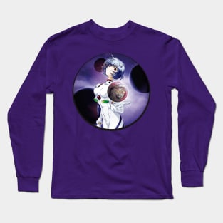 Ayanami Rei - The Red Sea edit. Long Sleeve T-Shirt